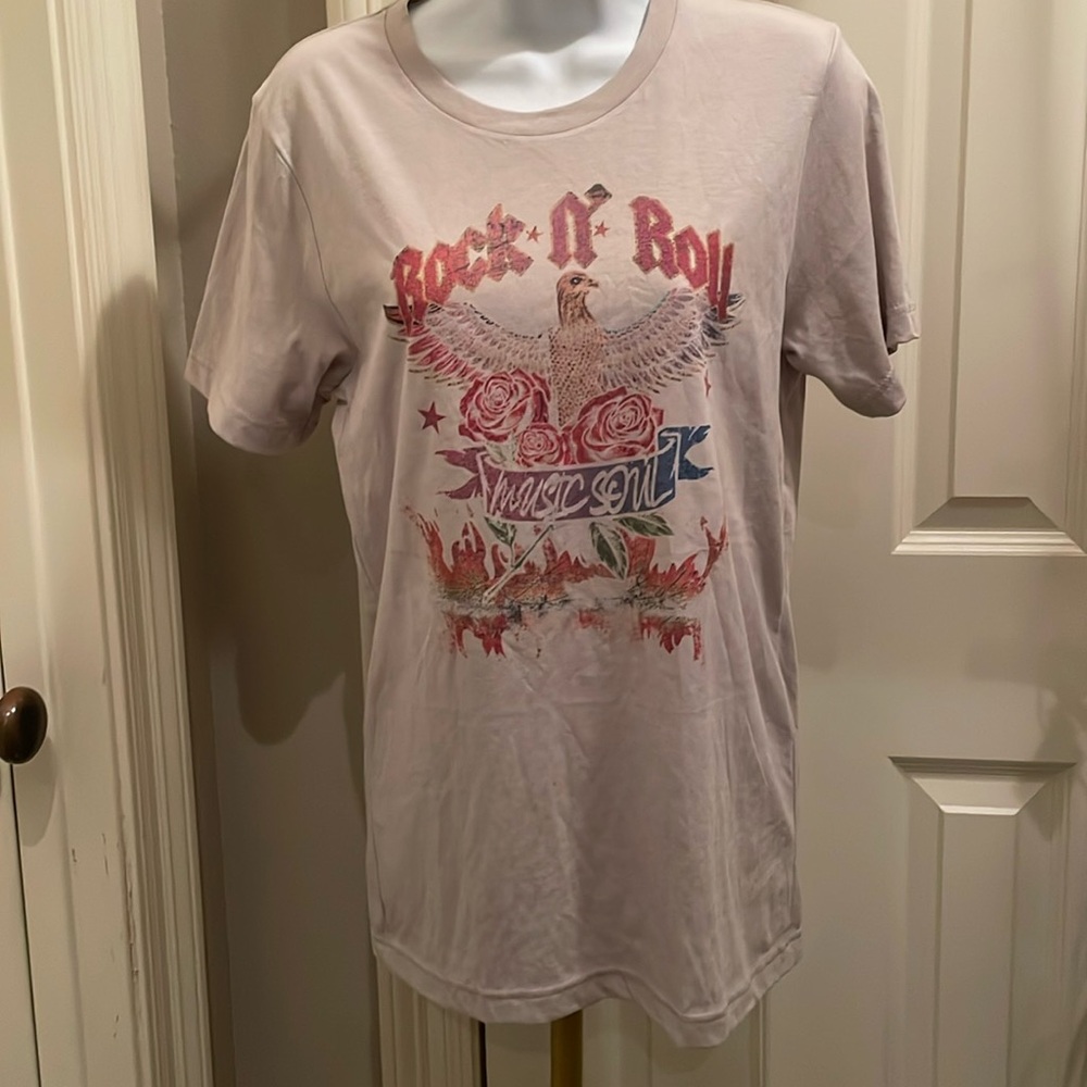 Bella + Canvas "Rock N Roll Music Soul" T-Shirt (Size S)